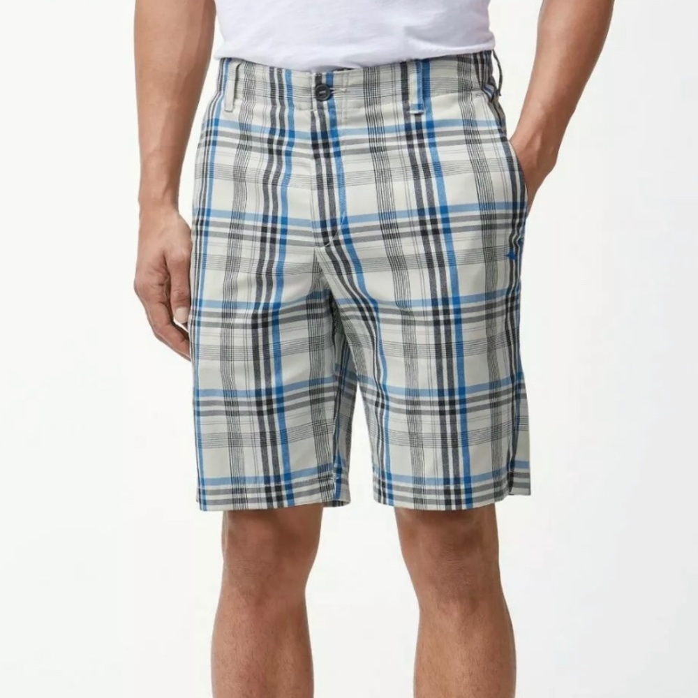 Tommy Bahama Regular Tech Me To The Green Plaid
